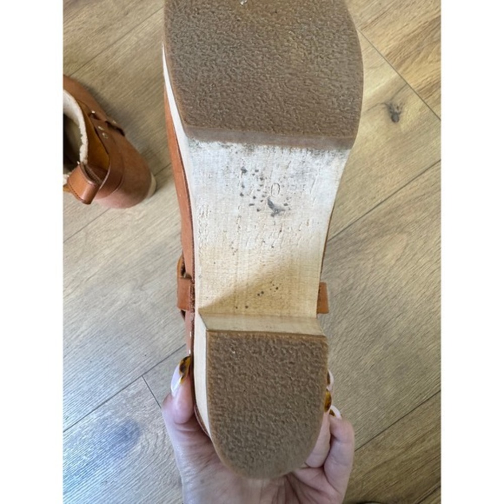 Swedish Hasbeens Rivet Clog‎ Boot  Leather Cognac - Picture 6 of 7